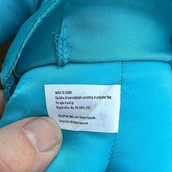 Vintage Bozo Clown 1960’s Plush Toy with bonus Clown Ornaments set - Picture 2 of 11